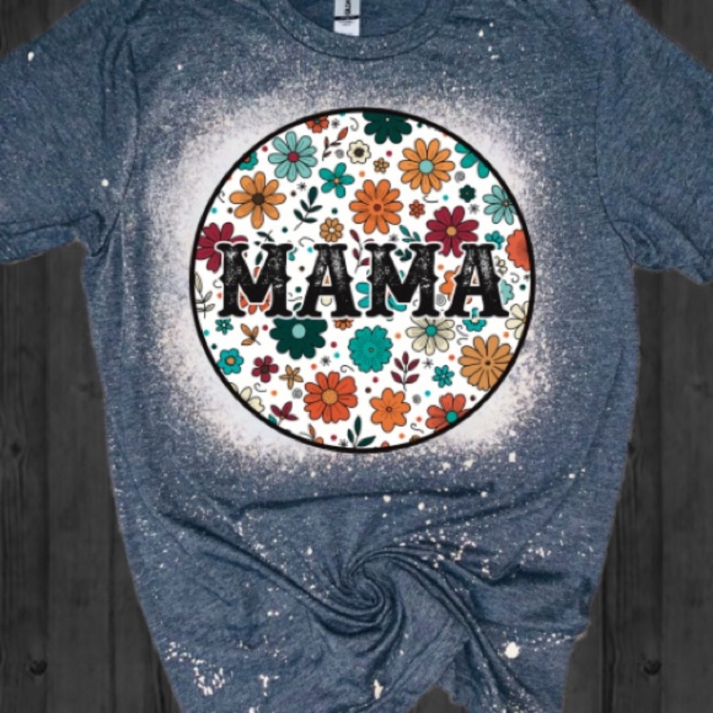 Mama bleached tee